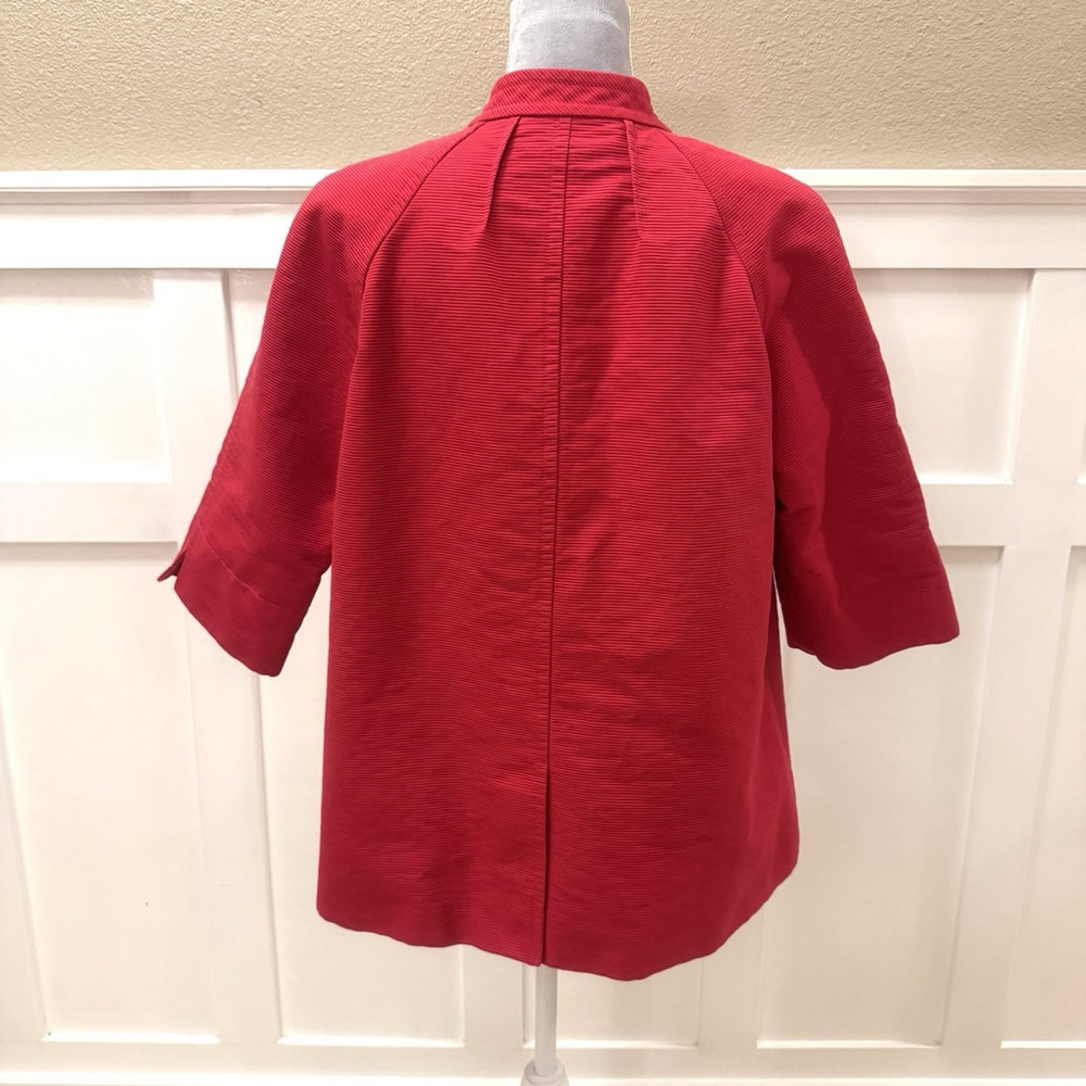 Talbots Single Button Cape Jacket Blazer Size:12 … - image 3